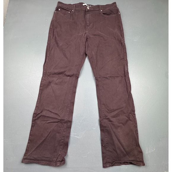 Levi's 505 Straight Fit Jeans Men's 32x32 Brown Denim Classic Zip Fly Casual - Picture 1 of 13